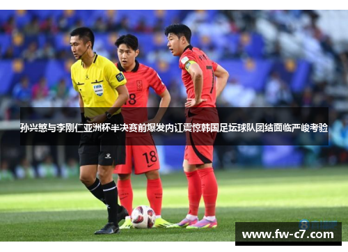 孙兴慜与李刚仁亚洲杯半决赛前爆发内讧震惊韩国足坛球队团结面临严峻考验